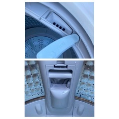 【札幌市内軒先配達無料】AQUA アクア　全自動洗濯機　AQW-S60H 2020年製　6kgの画像