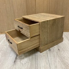 小引き出し　2段収納　ボックスの画像