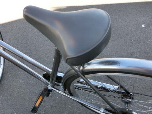 シティサイクル 26インチ シルバー カゴ ベル ライト Bellfast 自転車 札幌市 西野店