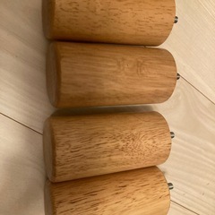 無印良品　木製脚12cmナチュラルの画像