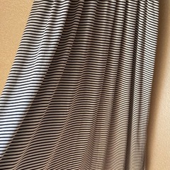 ストライプロングワンピースの画像