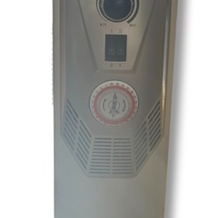 【ファン動作】オイルヒーター 温風ファン付 タイマー/キャスター SUTEKI HAM WING WAVE TWIN HEATER 電気ヒーター 暖房器具 ストーブ 省エネ 冬物 家電 PSE 2016年製の画像