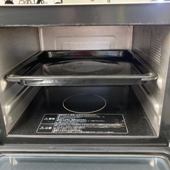 日立　オーブンレンジ　汚れあり　2018年式　中皿ありの画像