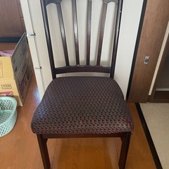 ダイニングテーブルと椅子（決まりました）の画像
