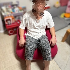 空気で膨らませる椅子の画像
