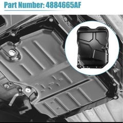 オイルパン 交換品番 4884665AF 　Jeep対応 コンパス　2007-2017 黒 オイルパン 交換用の画像
