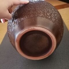 利山　壺　カッコいいです。木箱付きの画像