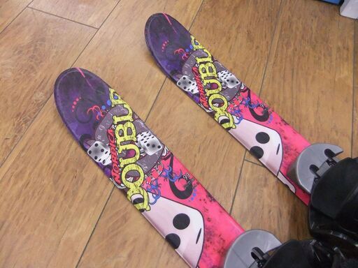 スキー ショートスキー スノボブーツ用バインディング ノルディカ DOUBLE 約100cm 中古 札幌市厚別区 厚別店