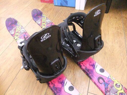 スキー ショートスキー スノボブーツ用バインディング ノルディカ DOUBLE 約100cm 中古 札幌市厚別区 厚別店