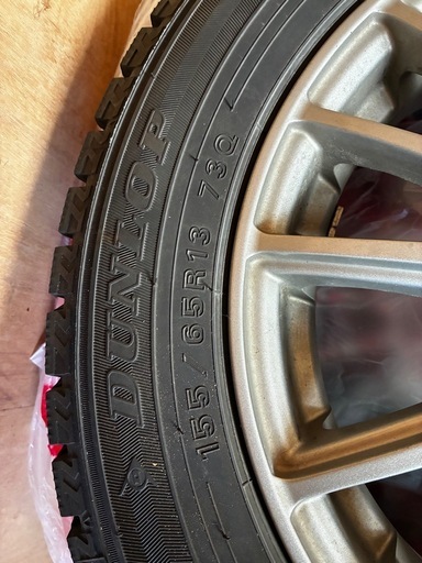 お取引中　冬タイヤ　スタッドレスタイヤ　WINTER MAXX 155／65R13 軽自動車用