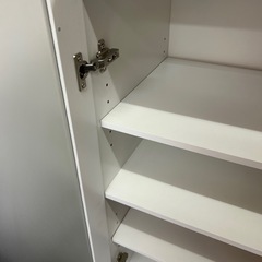 ニトリ 食器棚 キャビネット フォルムN 白の画像