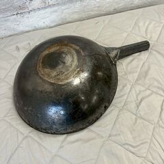 シルバーアロウ 打出し 中華鍋 36cm 調理器具 厨房 厨房機器 店舗 店舗用品 調理道具 鉄製 フライパン 鍋 ② Y2266の画像