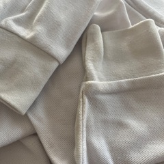 通学用　110 白　長袖ポロシャツ　2枚の画像