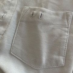 通学用　110 白　長袖ポロシャツ　2枚の画像