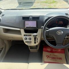 ムーヴ　L　　車検２年付き　内地車両　キーレス　ＣＤ／ＤＶＤ／ＴＶナビ／ブルートゥース　ベンチシート　フルフラット　キーレスエントリーの画像