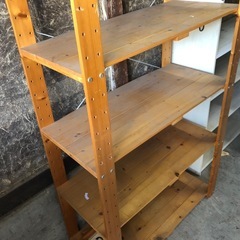 木製ラック 収納棚 6段 90cm×43cm×高さ180cmの画像