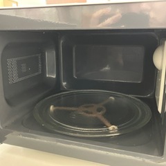 O 2509-532 ニトリ マイコン電子レンジ 17L  2023年製 BN20M WH 通電確認済み ※匂いが少しします キズ 汚れあり 現状お渡しの画像