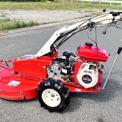 状態いい!!!  　オートモア　ロータリーモア　AM61B 共立　オーレック　自走式　草刈機の画像
