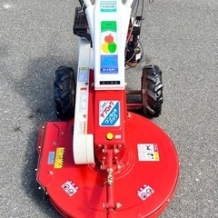 状態いい!!!  　オートモア　ロータリーモア　AM61B 共立　オーレック　自走式　草刈機の画像