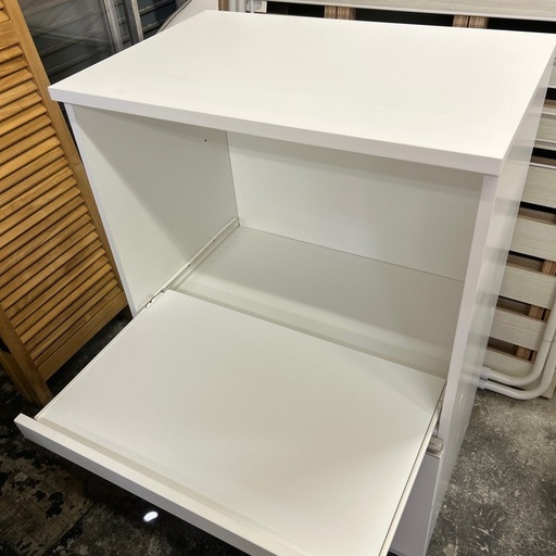 【済】ニトリ レンジ台 フォルムN RE9060 WH