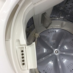 【風乾燥で部屋干しも◎】5.5kg全自動洗濯機 SHARP ｼｬｰﾌﾟ　ES-GE5C-W 5.5kg 2019年製:ホワイトの画像