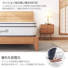 美品ダブルマットレスの画像