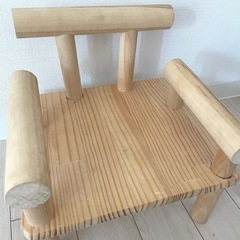 椅子　キッズチェア　子ども椅子　手作り　ハンドメイドの画像