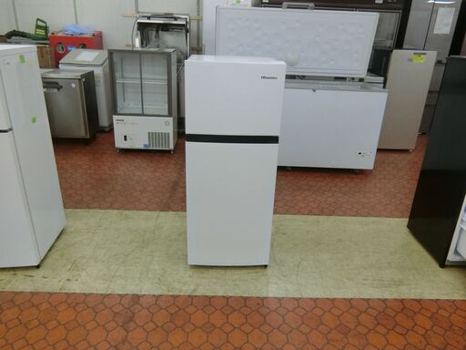 ID 674103　ハイセンス２ドア　120L　２０２２年製　HR-12E2-W