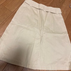 キャサリンハムネット　ロンドンベージュ ダブルブレスト フレアスカートの画像