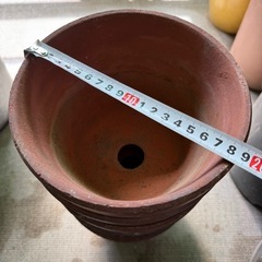 🉐植木鉢 10個テラコッタ 素焼き鉢 ガーデニング 園芸の画像