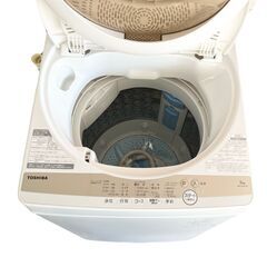 【ドリーム池田店】◎ジモティ割対象品◎△アウトレット品△東芝　5kg洗濯機　AW-5GA1　2022年製　給水ホース付き　IKX-847の画像