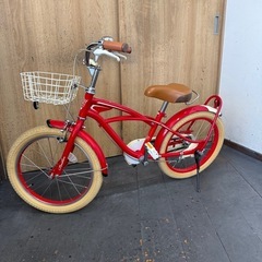 中古車　幼児用　Briller eufautビーチクルーザー　18インチ　美品の画像