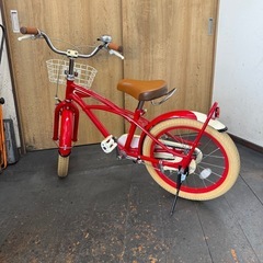 中古車　幼児用　Briller eufautビーチクルーザー　18インチ　美品の画像
