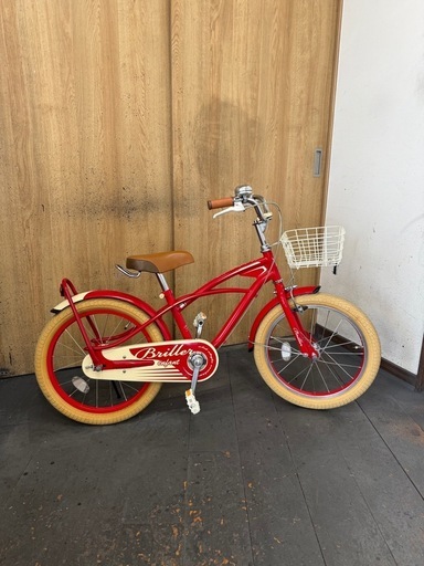 中古車　幼児用　Briller eufautビーチクルーザー　18インチ　美品 中古車幼児用Briller eufautビーチクルーザー18インチ美品