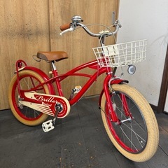 中古車　幼児用　Briller eufautビーチクルーザー　18インチ　美品の画像