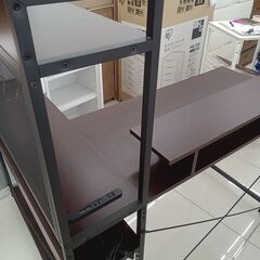 ★リユースのサカイ日立店★HJ7907  デスク ダークブラウン H130×D120×W100 クリーニング済み の画像