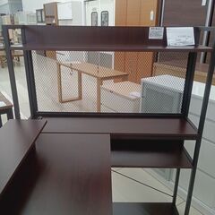 ★リユースのサカイ日立店★HJ7907  デスク ダークブラウン H130×D120×W100 クリーニング済み の画像