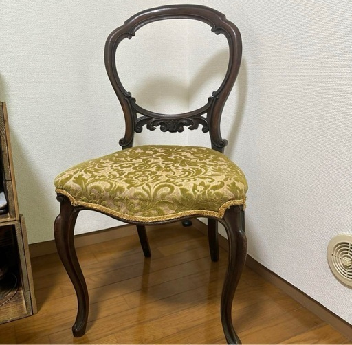 アンティークチェア バルーンバック ヴィンテージ マホガニー 英国製