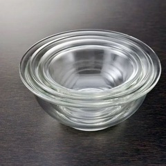 至急！‼️iwaki イワキ 耐熱ガラス ベーシック ボウル 3種セット　プレゼント🎁付きの画像