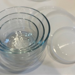IKEAガラス保存容器4点セットの画像