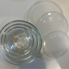 IKEAガラス保存容器4点セットの画像