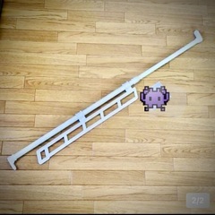 無料配送可　クロゼットハンガーラック 　突っ張り棒　押入れハンガーの画像