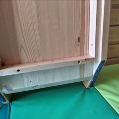 木製滑り台　DIＹの画像