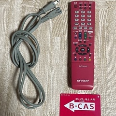 SHARP 19インチ液晶テレビ LC-19K3 リモコン・B-CASカード付きの画像