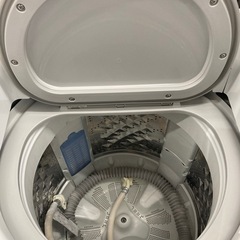 リユースマン倉敷、洗濯機8キロ、ホワイト✖️ブラウン、パナソニック、NA-FD80H5、2018年製の画像