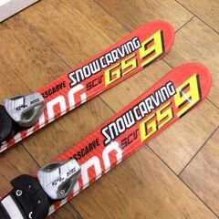 スキー ジュニアスキー 子供用 SNOW CARVING SCV GS9 100cm ビンディング チロリア 中古 札幌市厚別区 厚別店の画像