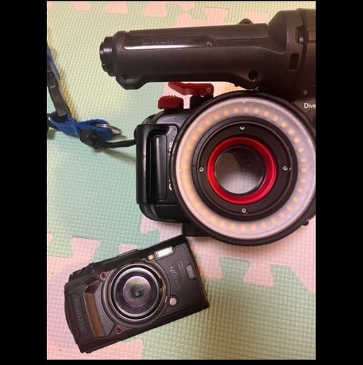 オリンパスtg6ハウジングリングライトダイビングマリンスポーツ