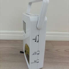コンパクト！CDプレーヤー&ラジオの画像