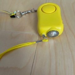未使用　防犯ブザー（ライト付き）の画像