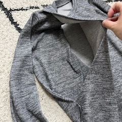 オシャレなマタニティパジャマ♪授乳口　ルームウェア　前開き　長袖　冬秋の画像